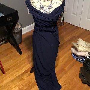 Ralph Lauren evening gown Navy Blue. NWT